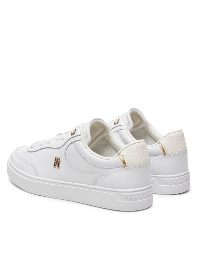 Tommy Hilfiger Αθλητικά Tommy Hilfiger Essential Chic Court Sneaker FW0FW08322 Λευκό