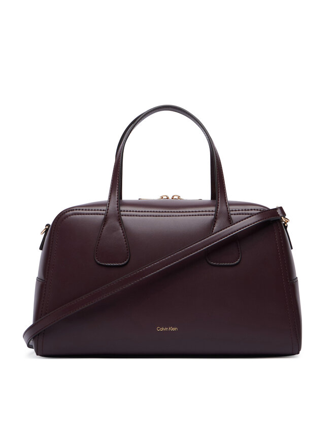 Calvin Klein Handtasche Calvin Klein Ck Medium Bowling Bag LV04F3610G Dunkelrot