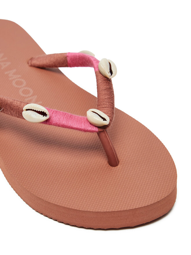 Banana Moon Chancletas Banana Moon Nilulu Seaside Guinda/burdeos