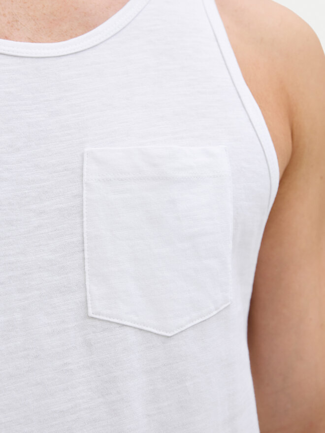 Jack&Jones Jack&Jones Tank top Jake 12270577 Λευκό Regular Fit