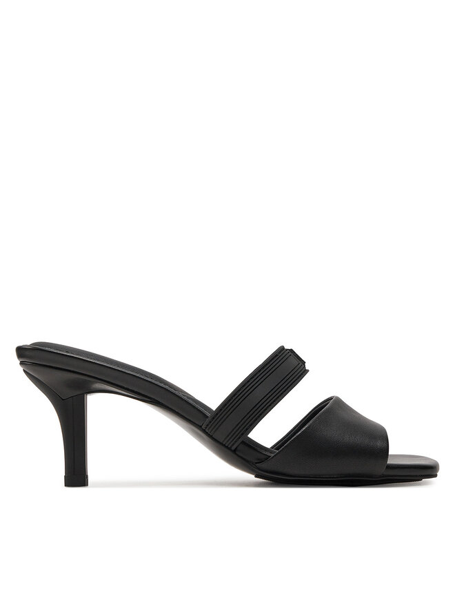 Tommy Hilfiger Ciabatte Tommy Hilfiger Sporty Leather Mule FW0FW07640 Nero