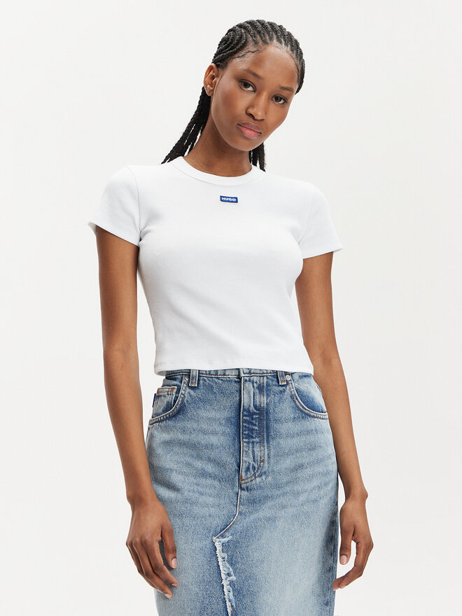 HUGO Hugo T-Shirt Baby 50510749 Weiß Slim Fit