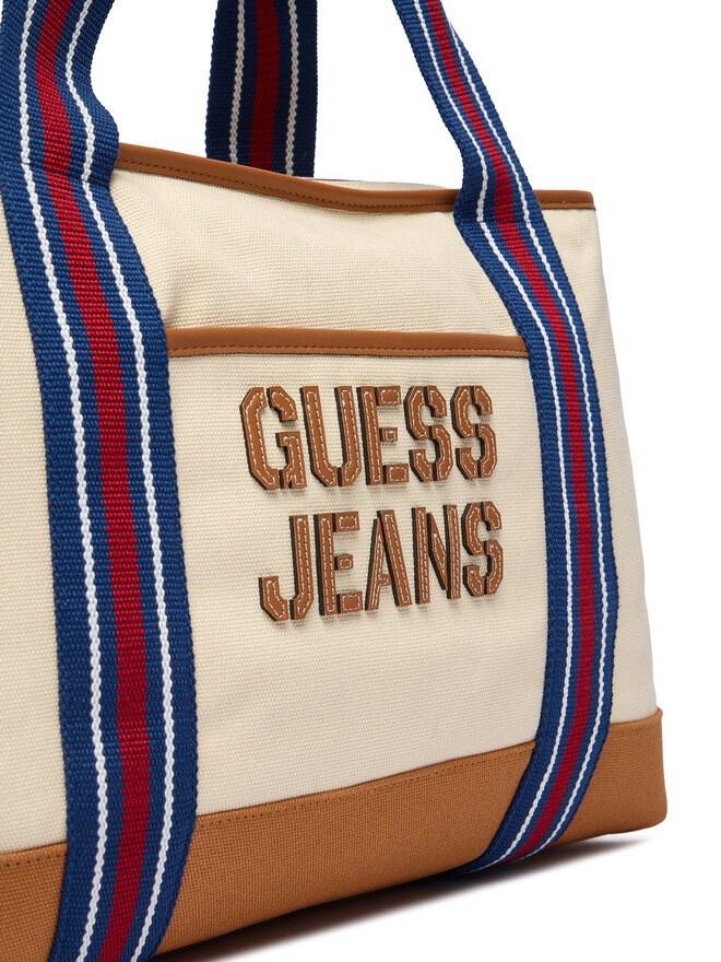 Guess Jeans Tasche Guess Jeans M5BZ92 WL970 Écru
