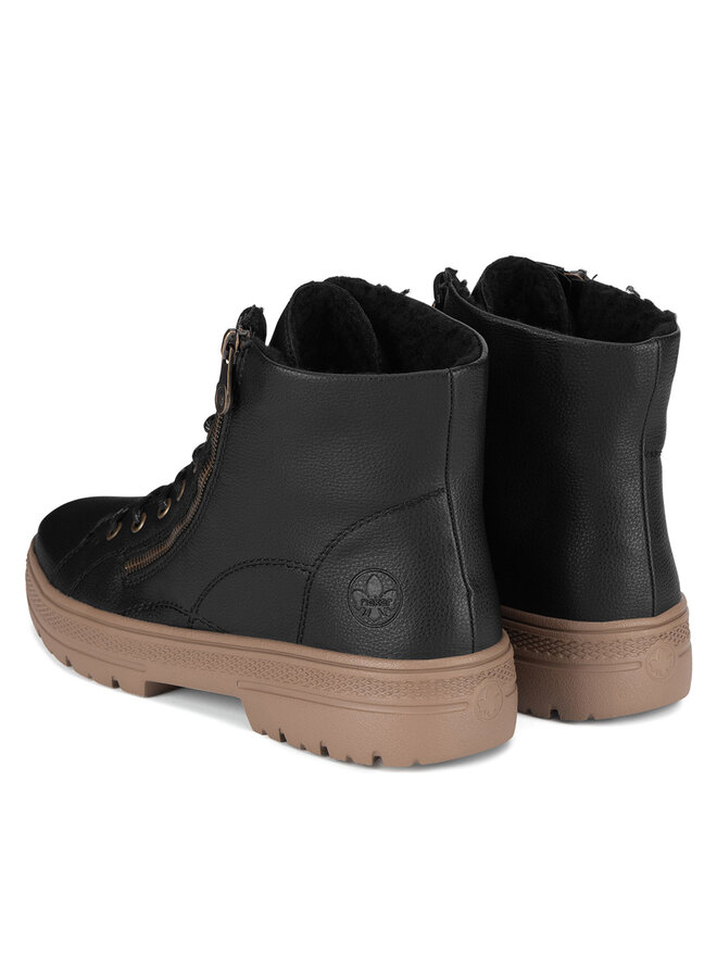 Rieker Bokacsizma Rieker N0031-00 Fekete