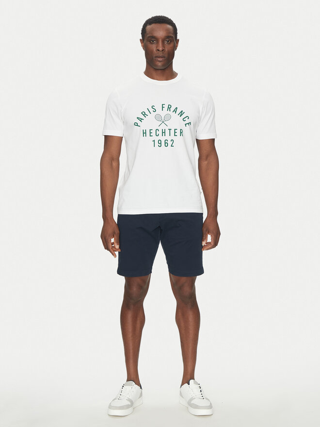 Hechter Paris Hechter Paris T-Shirt 75014 151919 Λευκό Regular Fit
