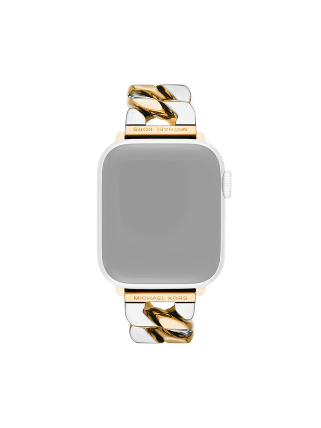 Michael Kors Змінний ремінець для годиннаки Apple Watch Michael Kors MKS8072E Срібний