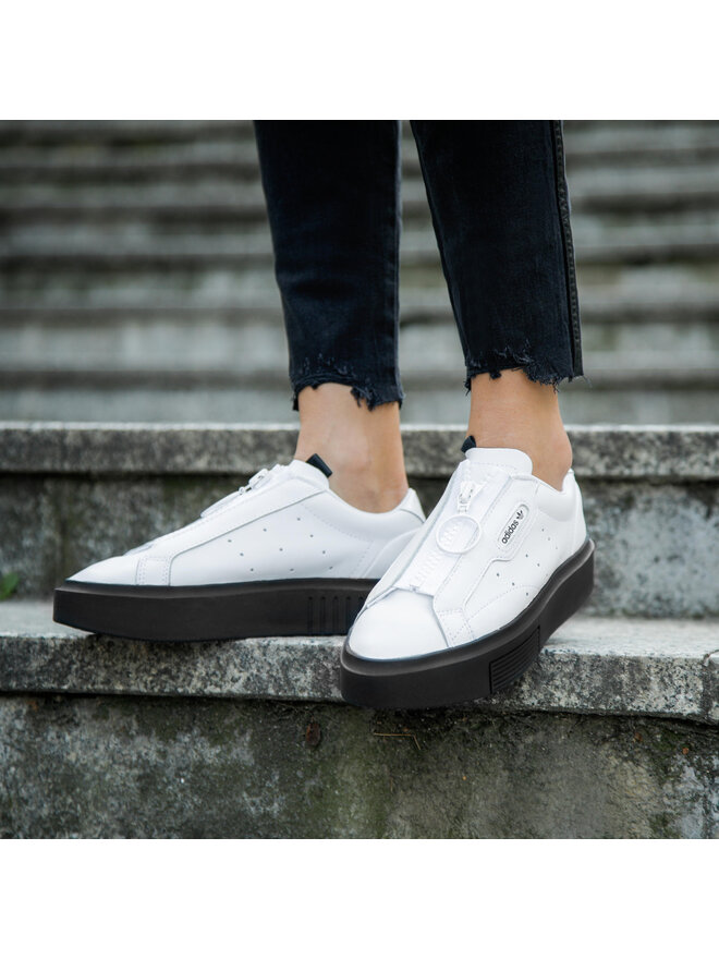 Sneakersy adidas Sleek Super Z W EF1899 Bia y eobuwie .pl