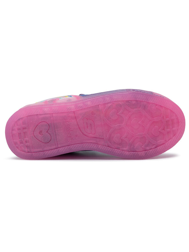 Skechers Sneakersy Skechers Rainbow Glow 20173L/DMLT Modrá