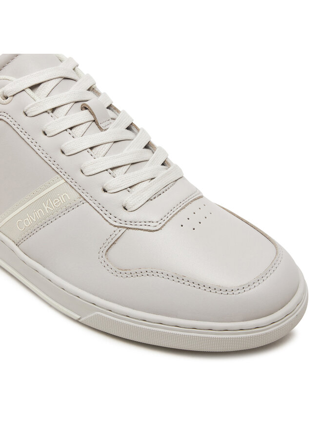 Calvin Klein Сникърси Calvin Klein Low Top Lace Up Logo HM0HM01491 Сив