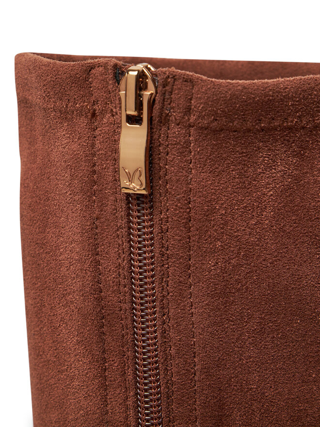 Caprice DK BRN Stretch, 9-25503-45, kniehoge laarzen, maat 37, Dk Brn Stretch, 37 EU