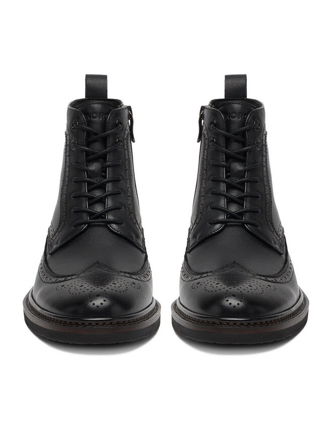 GINO ROSSI Schnürschuhe Gino Rossi EO-Y51-451-AB102 Schwarz