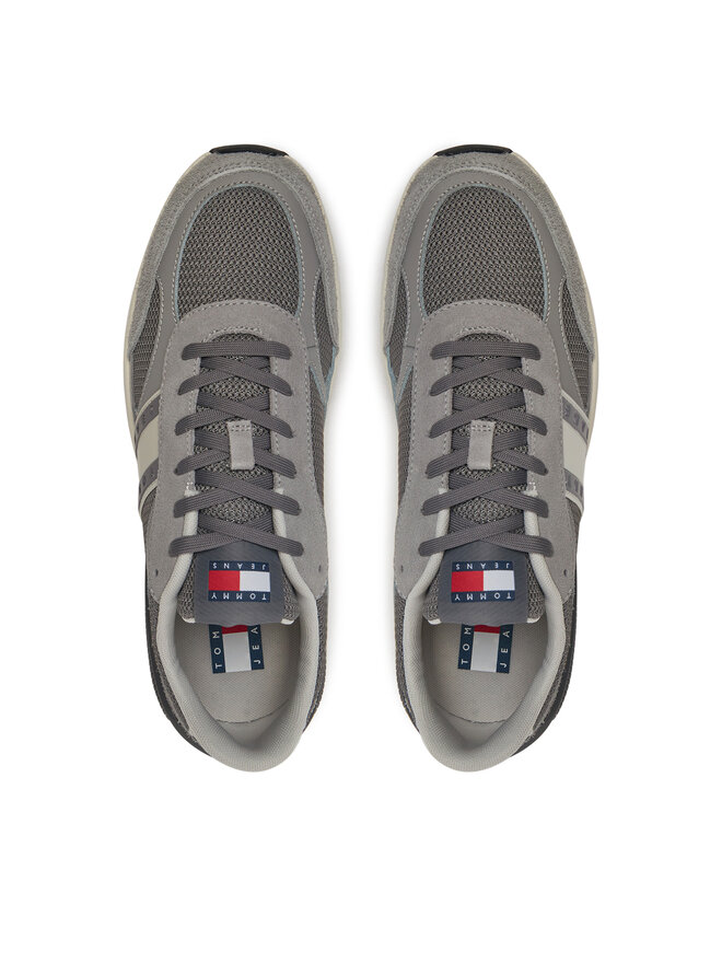 Tommy Jeans Сникърси Tommy Jeans Technical Runner Ess EM0EM01537 Сив