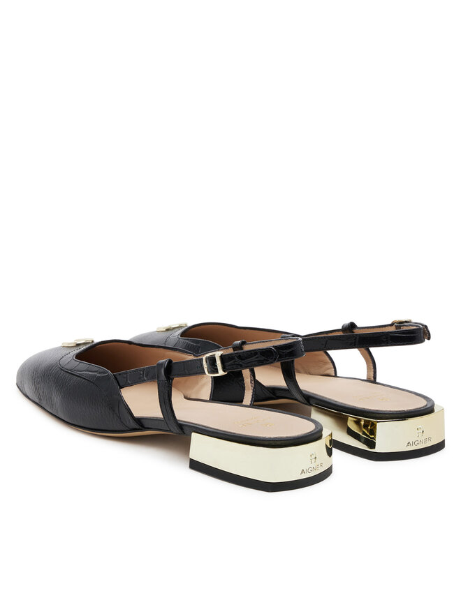 Aigner Sandály Aigner Fashion Saskia 18A 1251090 Černá