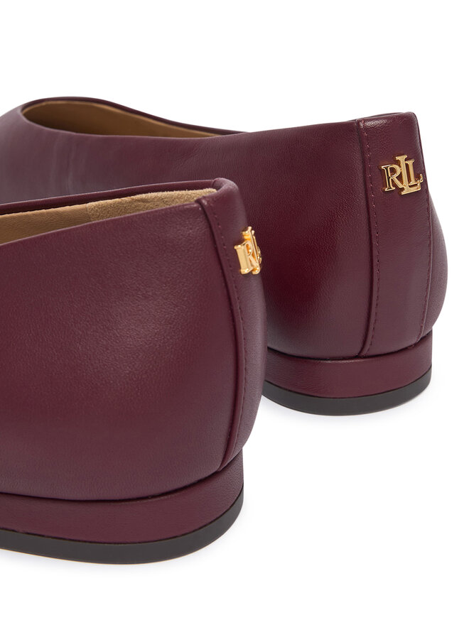 LAUREN RALPH LAUREN Ballerinas LAUREN RALPH LAUREN Audri 802P18411006 Dunkelrot