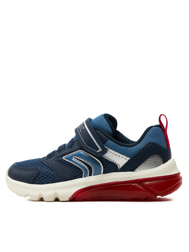 Geox Sneakersy Geox J Ciberdron Boy J45LBC 01454 C0735 S Granatowy