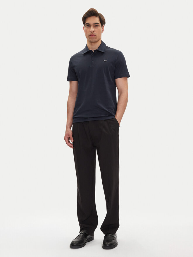 Emporio Armani Emporio Armani Поло EM000571 AF12331 UB102 Cиній Regular Fit