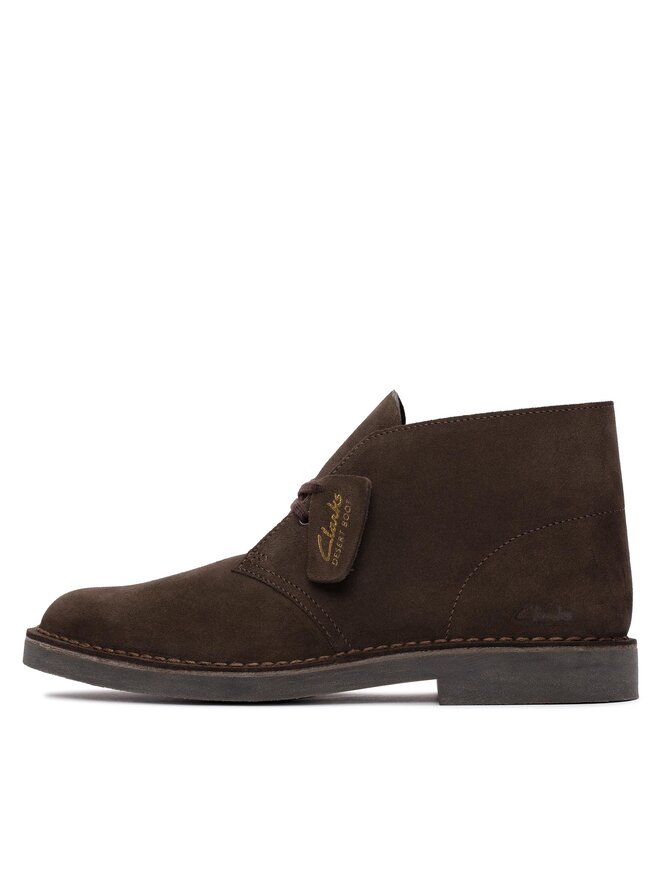 Clarks Trzewiki Clarks Desert Bt Evo Dark Brązowy