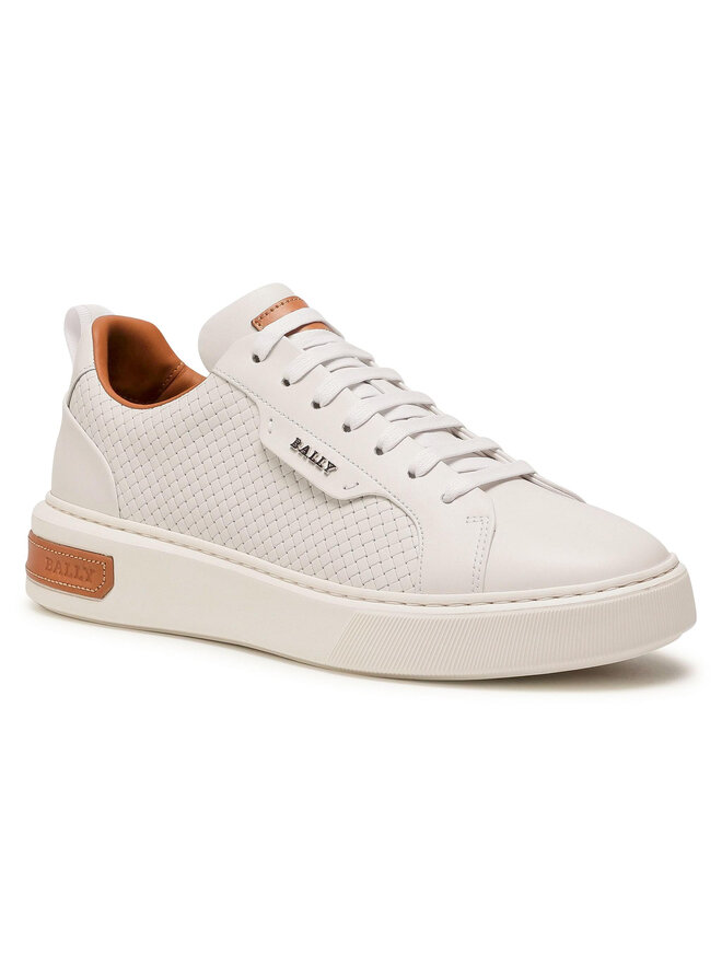 All white bally shoes cheap