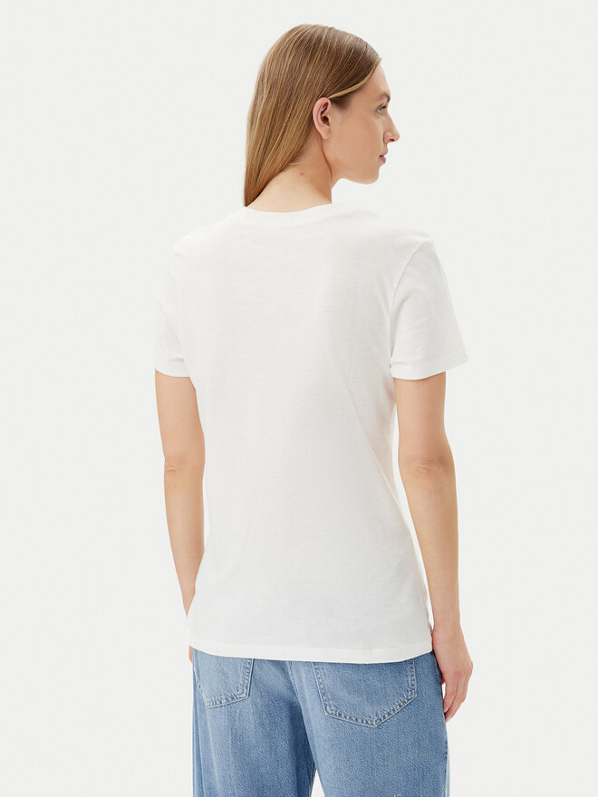 Guess Guess Marškinėliai E5GI03 K8G01 Balta Regular Fit