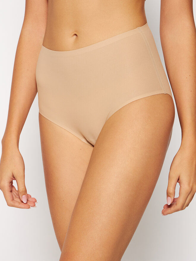 Chantelle Chantelle Klassischer Damenslip mit hoher Taille Soft Stretch C26470 Beige