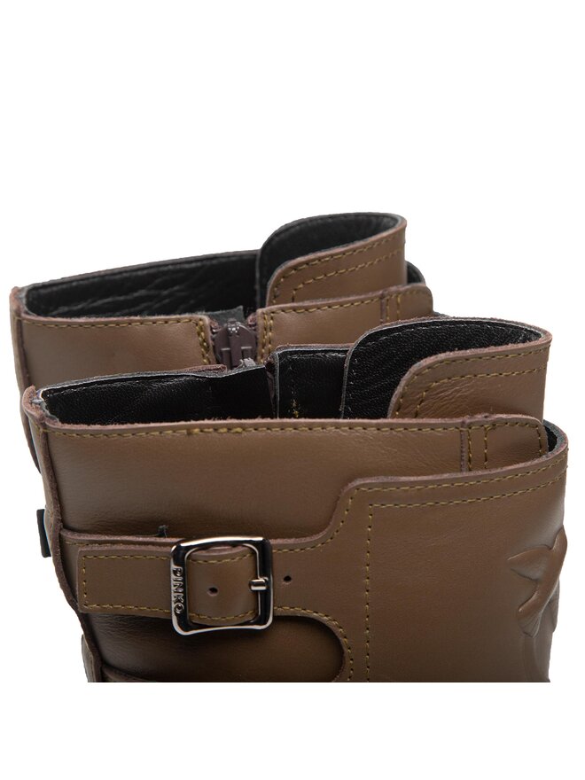 PINKO Schnürstiefeletten Pinko Cumino Boot 1H2135 A072 Braun