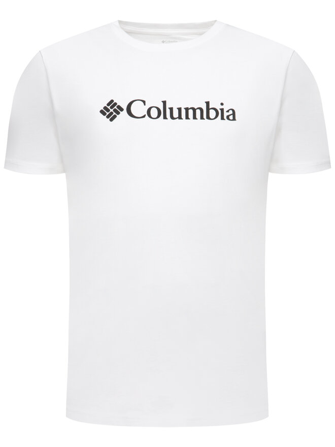 Columbia Columbia Marškinėliai Csc Basic Logo 1680053 Balta Regular Fit
