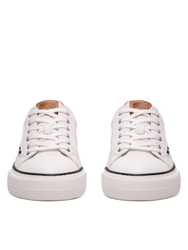 Mustang Sneakers aus Stoff Mustang 1272-307 Weiß