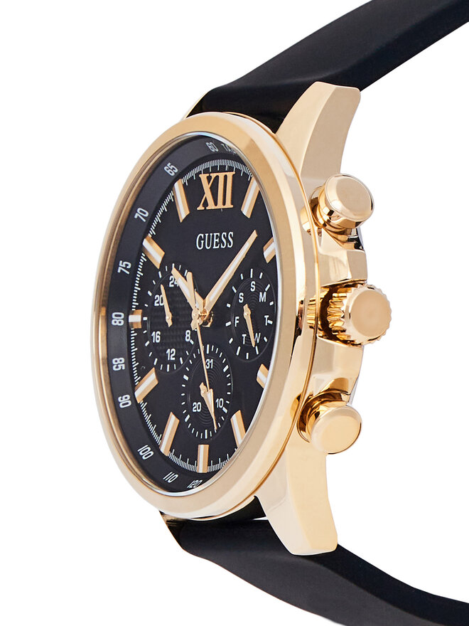Guess Ročna ura Guess Walker GW0913G2 Črna