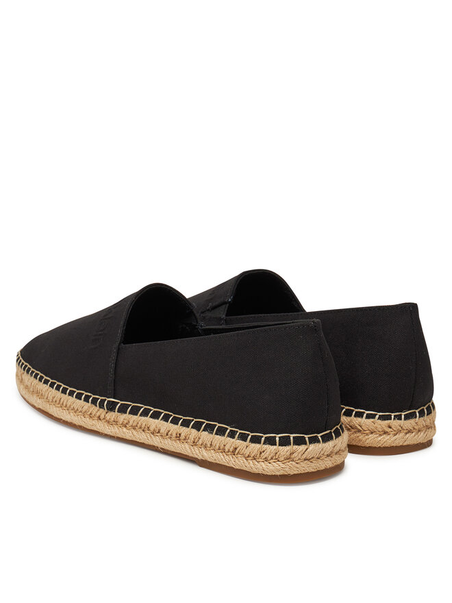 Calvin Klein Еспадрили Calvin Klein Espadrille Cv Logo HM0HM01808 Черен