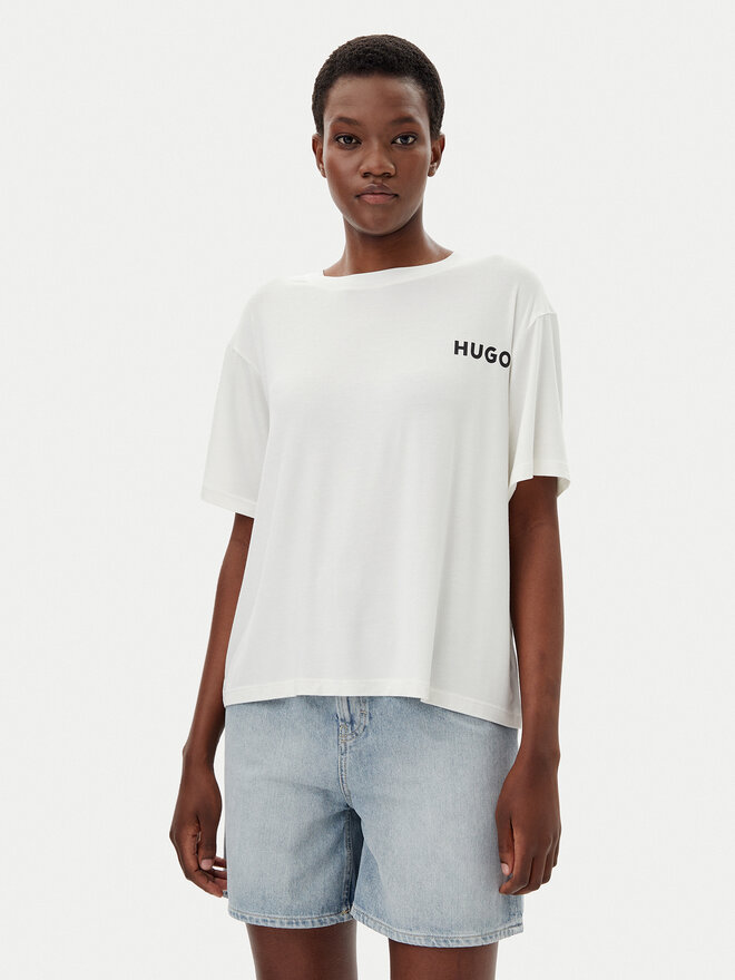 HUGO HUGO Camiseta Unite 50490707 Blanco Relaxed Fit