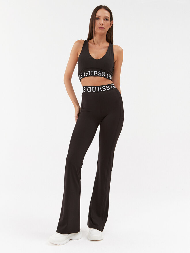 Guess Guess Σουτιέν τοπ V3BP09 MC04Z Μαύρο Slim Fit