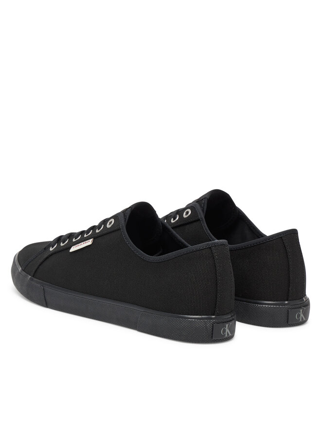 Calvin Klein Jeans Πάνινα παπούτσια Calvin Klein Jeans Ess Vulc Low Mg Cv YM0YM01301 Μαύρο