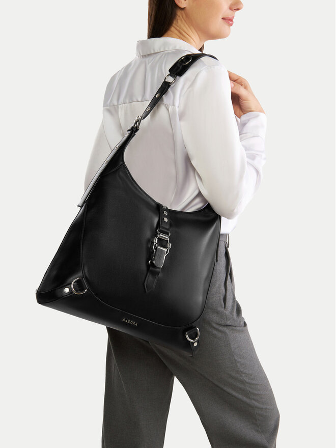 Badura Handtasche Badura BHA7955-BR Schwarz
