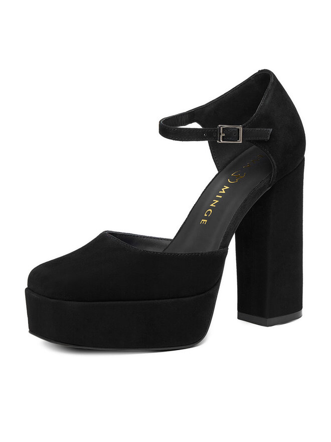 Eva Minge Pantofi pumps Eva Minge EO-NIKI-E340-70H Negru