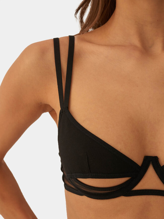 Undress Code Undress Code Balconette-BH Fantasie 457 Schwarz