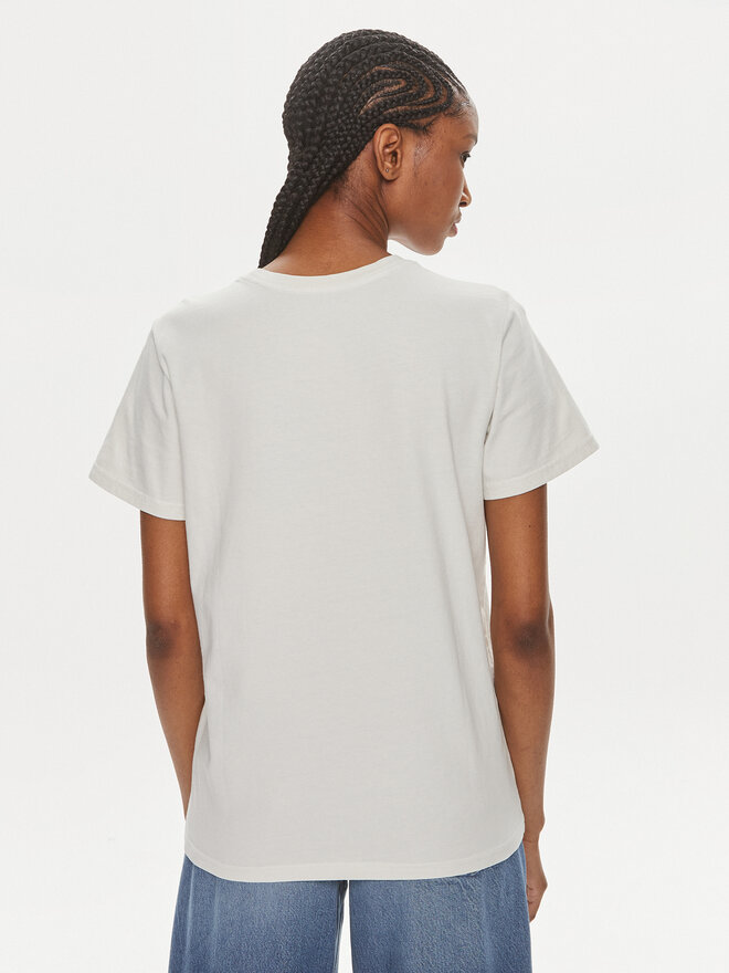 Wrangler Wrangler Camiseta 112350282 Blanco Regular Fit