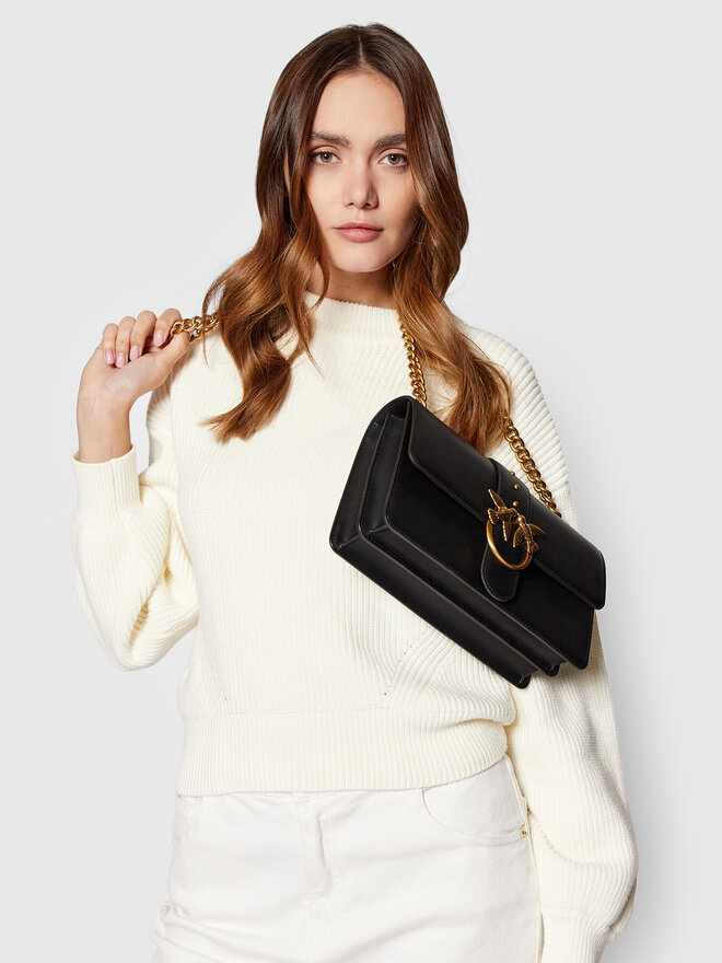 PINKO Táska Pinko Love Classic Icon Simply 5 C PE 22PLTT 1P22JG Y7SP Fekete