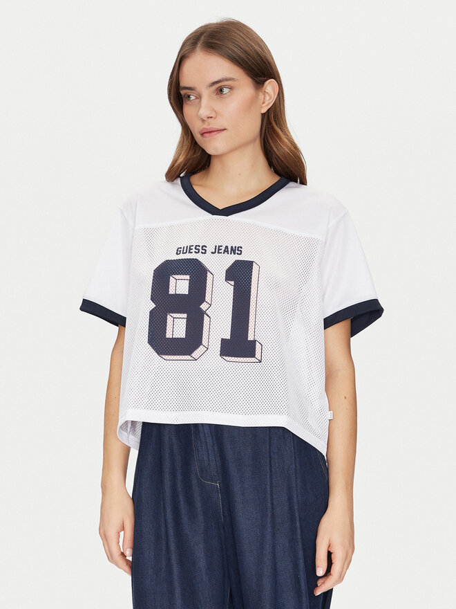 Guess Jeans Guess Jeans Camiseta W5GI59 KCTE2 Blanco Regular Fit