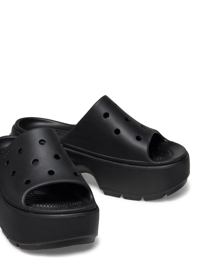 Crocs Pantoletten Crocs Stomp Slide 209346 Schwarz
