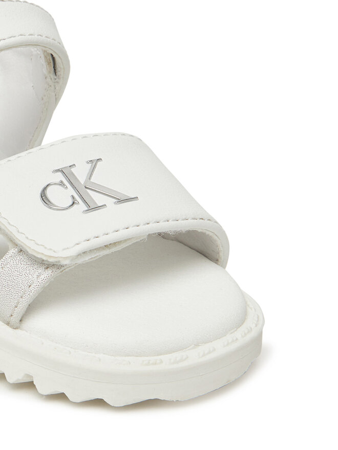 Calvin Klein Jeans Sandale Calvin Klein Jeans V1A2-82039-1013X M Alb