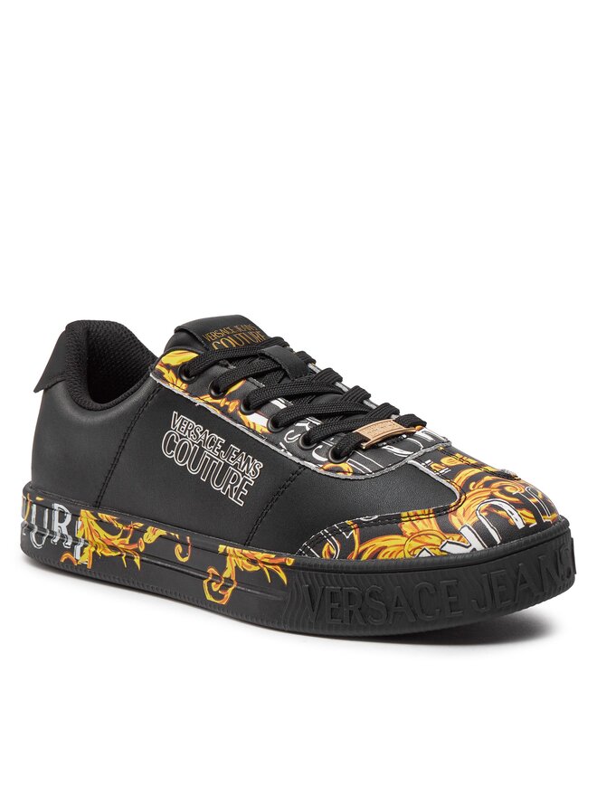Versace Jeans Couture Sneakersy Versace Jeans Couture 76YA3SK6 Černá