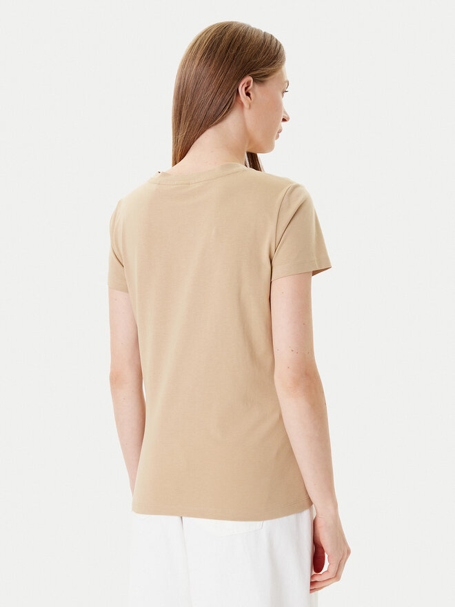 BOSS BOSS Marškinėliai C_Esogo_1 50506973 Smėlio Slim Fit