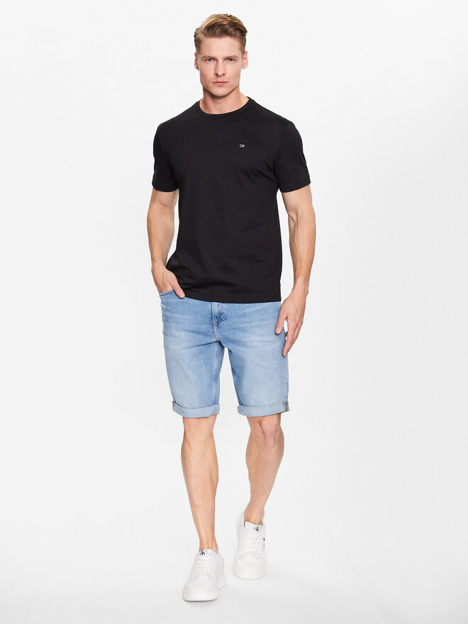 Calvin Klein Calvin Klein T-Shirt Smooth K10K110589 Μαύρο Regular Fit