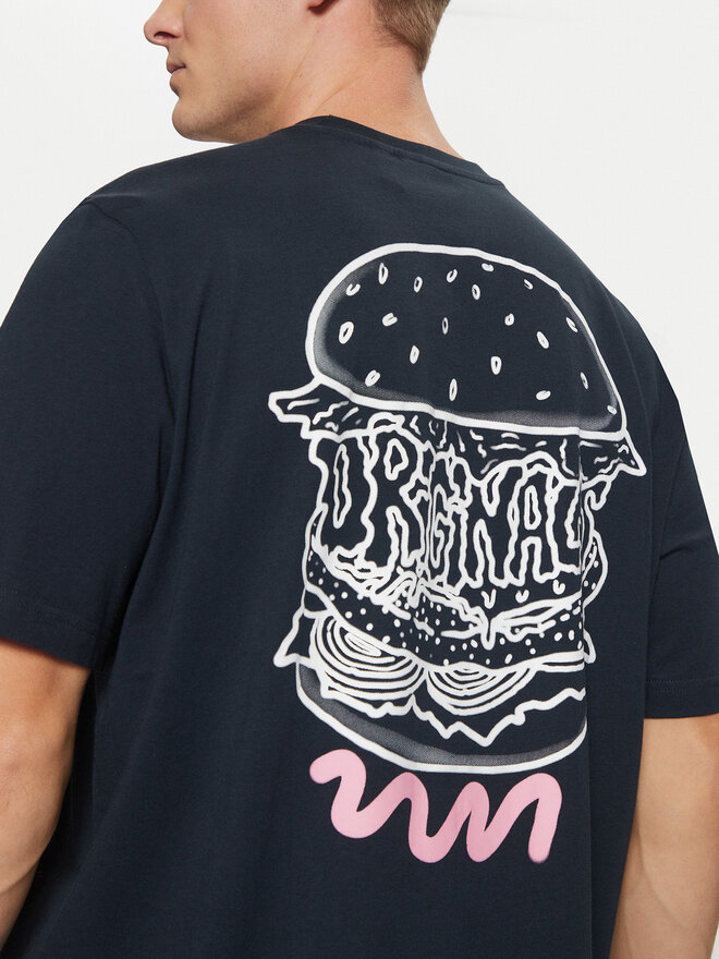 adidas adidas T-shirt Street B JP4500 Tamnoplava Loose Fit