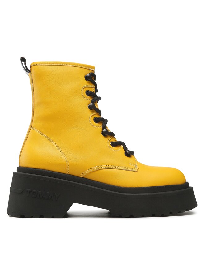 Tommy Jeans Stiefeletten Tommy Jeans Lace Up Chunky EN0EN02057 Gelb