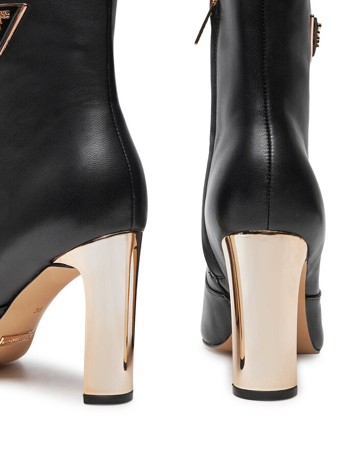 Guess Bokacsizma Guess Caitte FLDCAT LEA10 Fekete