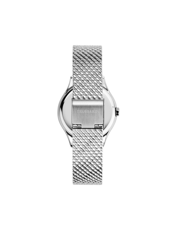 Trussardi Zestaw zegarek i bransoletka Trussardi R2453170503 Srebrny