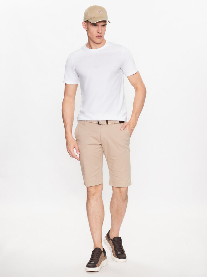 Guess Guess Marškinėliai M2YI72 I3Z14 Balta Slim Fit