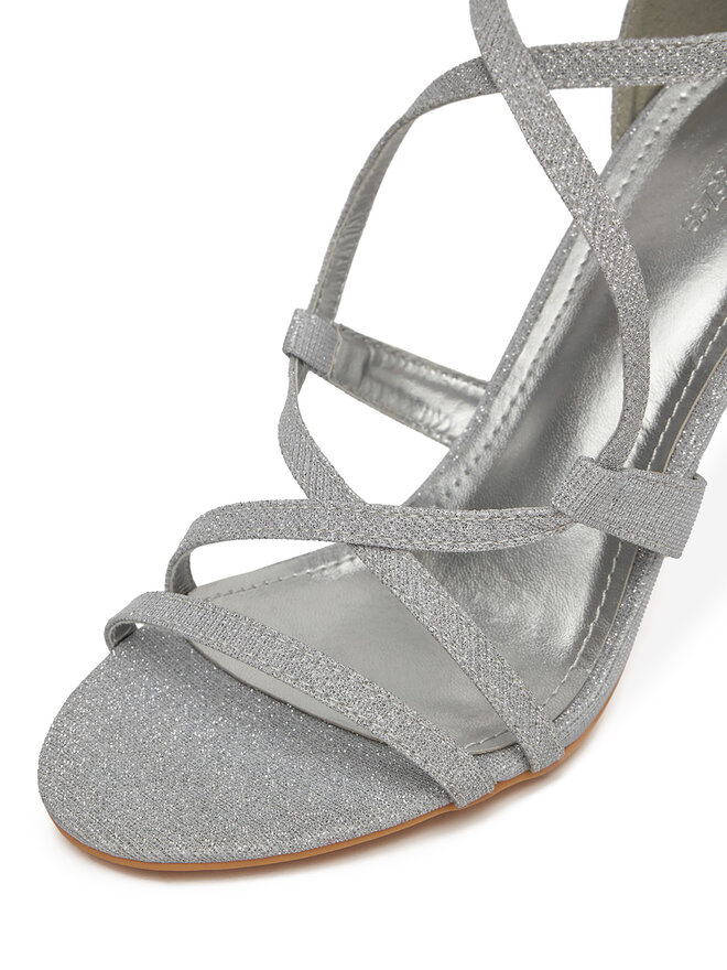 DeeZee Sandały DeeZee F89725-88 Srebrny