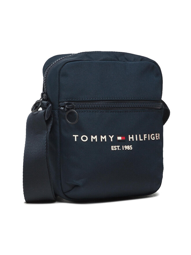Tommy Hilfiger Maža rankinė Tommy Hilfiger Th Established Mini Reporter AM0AM08016 Tamsiai mėlyna